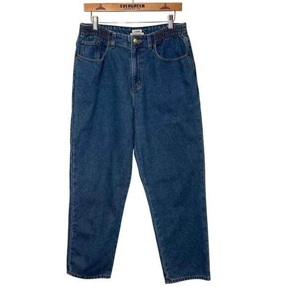 L.L.Bean Women’s VTG Original Relaxed Flannel Lined Denim Jeans Size 12 Petite - Picture 1 of 10